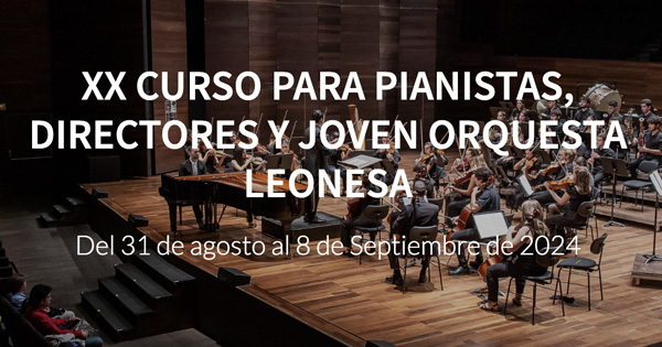 Curso para Directores. Bruno Aprea y la Joven Orquesta Leonesa. Fundación Eutherpe.