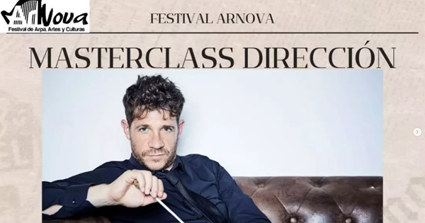 Festival ArNova Masterclass de Dirección de Orquesta con Andrés Salado.
