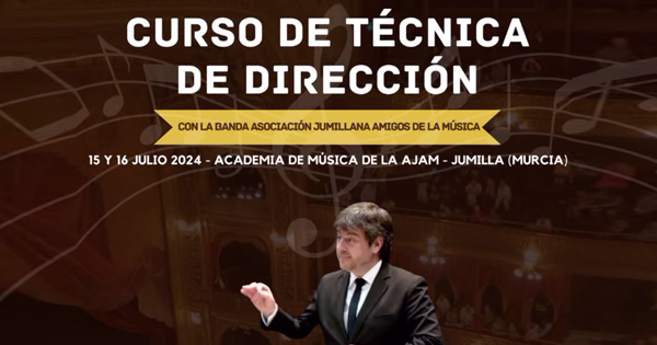 Curso de Técnica de Dirección con la Banda Asociación Jumillana Amigos de la Música 2024.