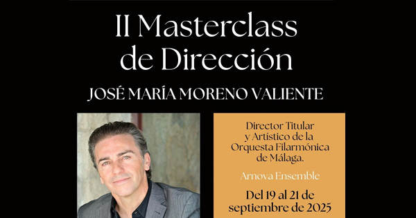 II Masterclass de Dirección del Festival Arnova con José María Moreno Valiente.